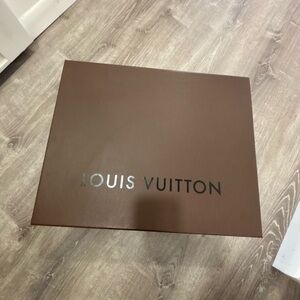 Louis Vuitton Brown Box with Metallic Logo